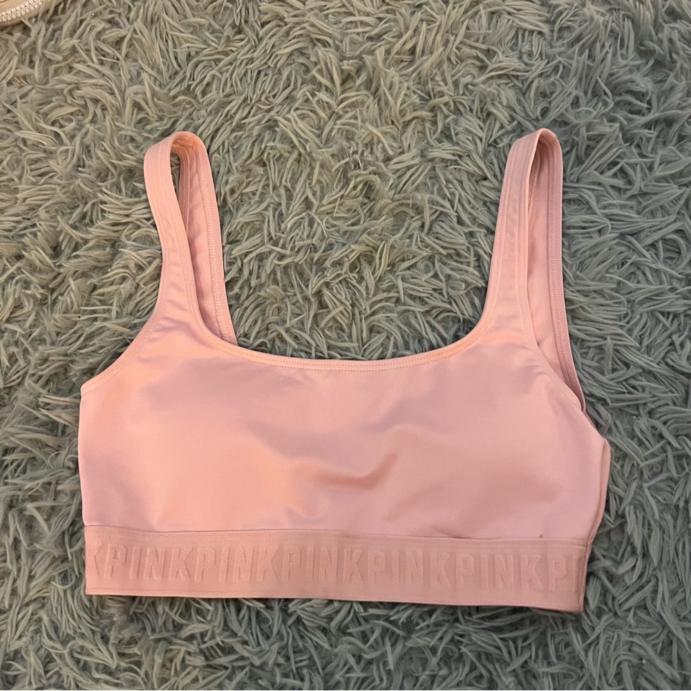 Pink Sports Bra